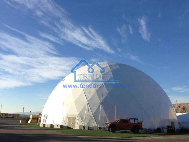 outdoor steel dome tent