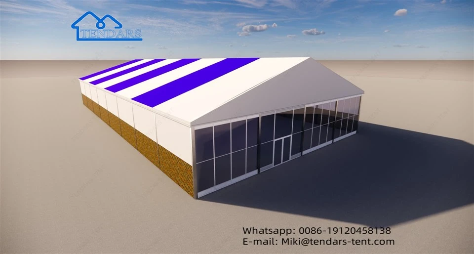 Голяма палатка с размери 20x40m