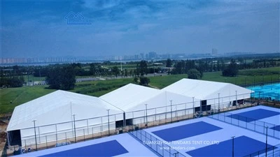 Палатки за тенис корт с форма на покрив